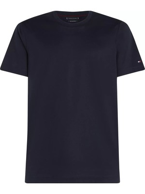 Tommy Hilfiger Erkek Dc Mercerızed S/s Tee T-Shirt-Lacivert