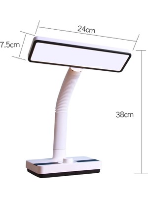 ZSHSKJ Yage T104 LED Soğuk ve Sıcak Işık Göz Koruma Masa Lambası Beyaz (Yurt Dışından)