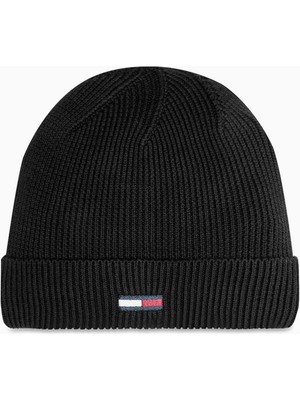 Tommy Hilfiger Elongated Beanie Logolu Şapka