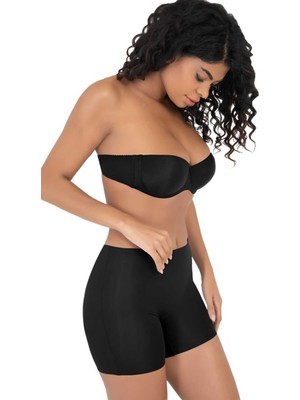 Tezzgelsin Kadın Lazer Kesim Toparlayıcı Yüksek Bel Boxer Korse 3'lü Set