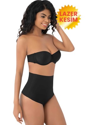 Tezzgelsin Kadın Lazer Kesim Toparlayıcı String Korse 3'lü Set