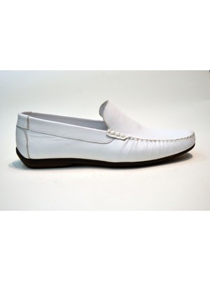 Arda Deri Erkek Ayakkabı Deri Ayakkabı Casual Beyaz Deri Ayakkabı Günlük Ayakkabı