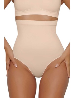 Tezzgelsin Kadın Toparlayıcı Dikişsiz Yüksek Bel Slip Korse