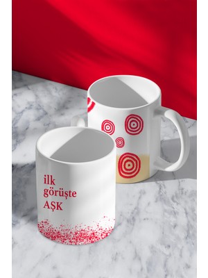 Flipped Ilk Görüşte Aşk Çift Kupa Bardak Seti