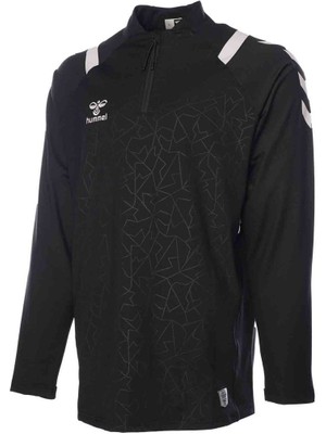 Hummel Dream Half Zip Erkek Siyah Yuvarlak Yaka Sweatshirt