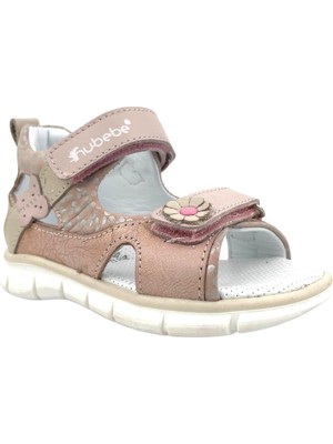 Nubebe Kız Çocuk Ortho Casual Sandalet Pudra