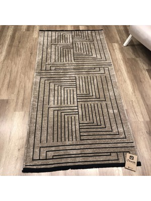 Hoom Rugs Prestij Eko 355 Bej Dekoratif Yıkanabilir Kilim