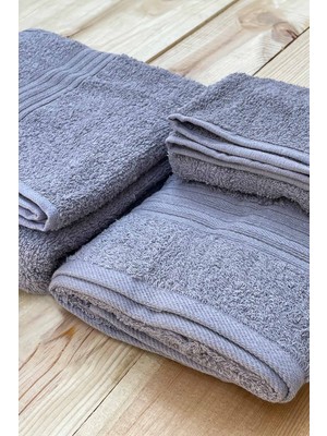 Ipekçe Home  Pamuk Bukle Kurdeleli Modal 3’Lü Havlu Set