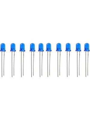 Robo Dünya 5mm Mavi LED - 10'lu Paket
