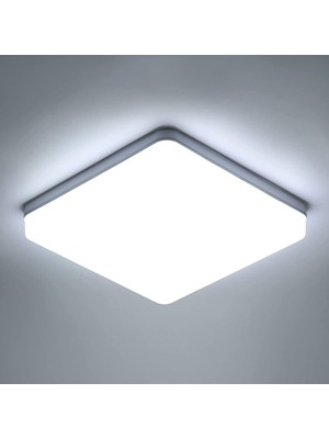 Delipop 36W Kare LED Tavan Işığı, 4050LM LED Tavan Lambası, IP44 6500K LED Tavan Işığı, 23 cm (Yurt Dışından)