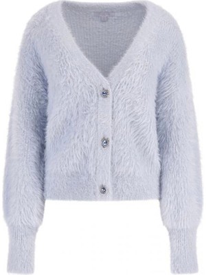 Guess  Kadın   Keyla  Cardigan Mavi Ceket