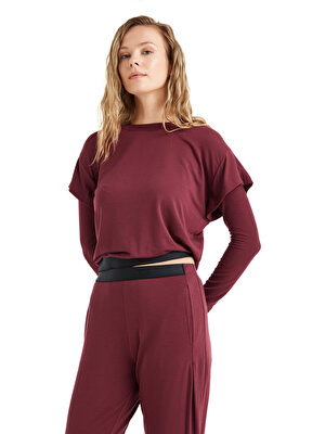 Blackspade Kadın Pijama Altı 51643 - Bordo