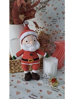 Gonulella Amigurumi Noel Baba Örgü Oyuncak