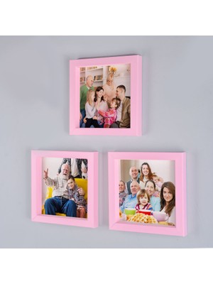 Senden Hediye Sök Tak Kare Çerçeve Yapışkan Bantlı 14x14 Cm