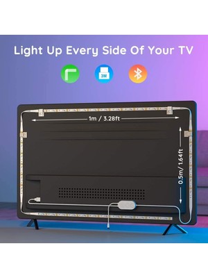 Govee Rgb Bluetooth LED Arka Işık 46-60 Tv