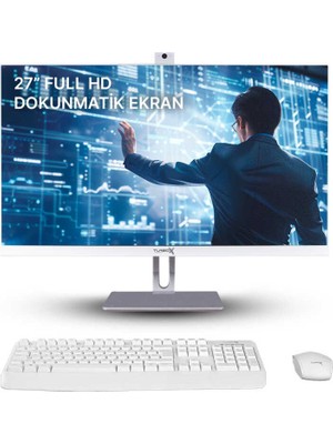 Turbox TAX1334 I5 4440 16GB Ram 1tb SSD 27 Inç Full Hd Dokunmatik Bt Webcam Wifi All In One Pc