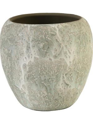 Vitale Cosmic Seramik Vazo Mint 20x18 Cm Ak.Jh0004