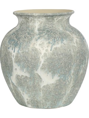 Vitale Cosmic Seramik Vazo Blue 35x35 Cm Ak.Jh0016