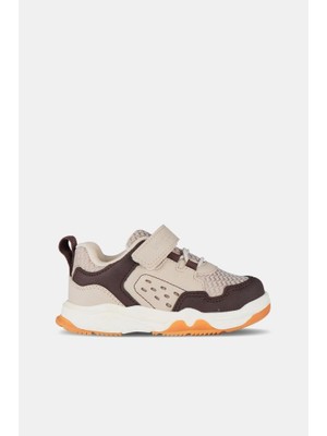 Vicco Homer 346.P24K.334 Anatomik Taban Erkek Çocuk Spor Ayakkabı Bej 26-30