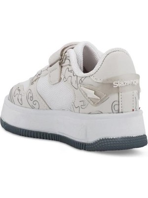 Slazenger Preat Unisex Çocuk Sneaker Ayakkabı Beyaz SA14LP056-000