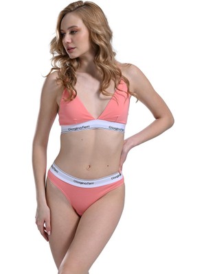 Giorgina Ferri Likralı 6'Lı Kutu Yazılı Slip Külot Diana