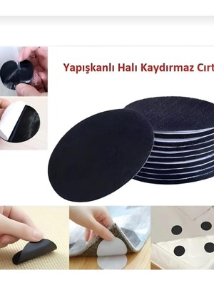 Pratik 20 Adet Halı Kilim Minder Nevresim Örtü Kaydırmaz Cırt Bant Seti Yapışkanlı Halı Kaydırmaz