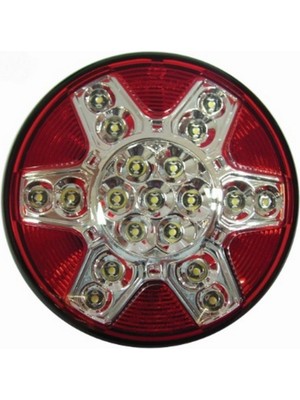 Yuvarlak Lamba Ledli-Geri Vites LAM.12V