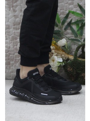 Lescon Eterıum 3 Siyah Airfoam Orijinal Ürün Esnek Rahat Erkek Spor Ayakkabı