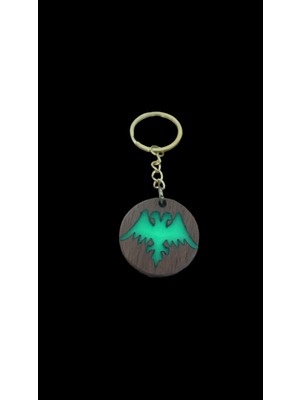 Mogart Kedi Gözü Parlayan Selçuklu Arma Anahtarlık