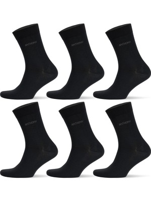 Anthony Jackson 6 Çift Kutulu Bambu Premium Klasik Erkek Çorap