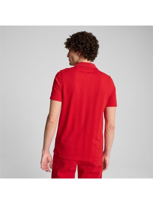 Puma Scuderia Ferrari Style Erkek Jacquard Polo