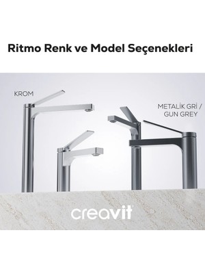 Creavit Ritmo Mutfak Evye Armatür Bataryası RT8500