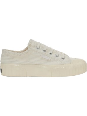 Superga 2630 Stripe Corduroy Unisex Bej Günlük Ayakkabı