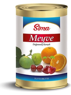 Sima Doğranmış Karışık Meyve Şekerleme Tutti Frutti 5 kg
