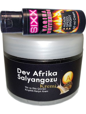 Bonie Giant Anti-Yaşlanma Cilt Kremi Ksıxx:32 Dev Afrika Salyangozu 100ML Ile+ 1sıxx Renk Ton Için Kadın Wagına Kremi 60 ml