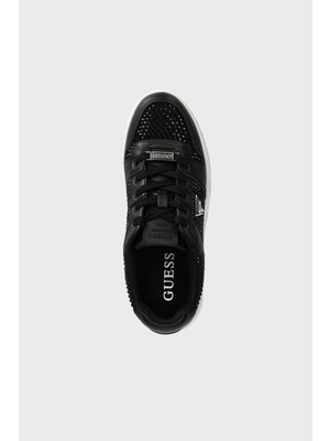 Guess Naresa2 Logolu Taşlı Sneaker Ayakkabı FLFNRSELE12 Bayan Ayakkabı Flfnrs ELE12 Black