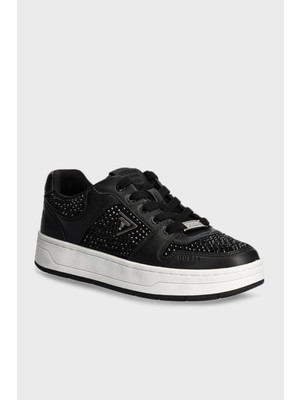 Guess Naresa2 Logolu Taşlı Sneaker Ayakkabı FLFNRSELE12 Bayan Ayakkabı Flfnrs ELE12 Black