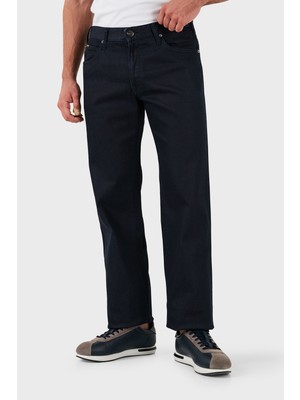 Armani Collezioni Pamuklu Regular Fit Bol Paça Jeans Erkek Kot Pantolon AIJ07 2K15