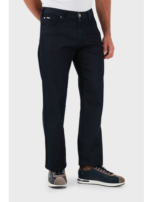 Armani Collezioni Pamuklu Regular Fit Bol Paça Jeans Erkek Kot Pantolon AIJ07 2K15