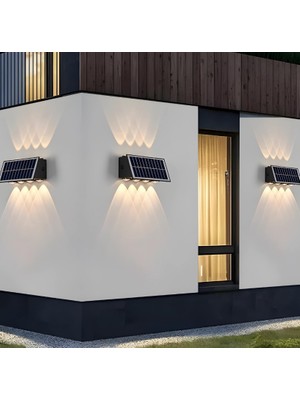 Cata Kos Solar LED Aplik Dış Mekan Güneş Enerjili Uzun Ömürlü 20W Enerji Tasarruflu