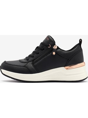 Skechers Billion 2 - Side Door Kadın Siyah Sneakers 177336 Blk