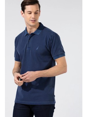 Nautica  Pamuklu Polo Yaka Classic Fit T Shirt Erkek Polo Yaka T Shirt K35111T 4nv