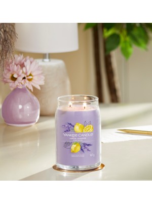 Yankee Candle Lemon Lavender Signature Büyük Mum