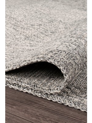 Modern Jüt Yolluk Halı Rusticana 3104 Naturel Örme Kilim80x150