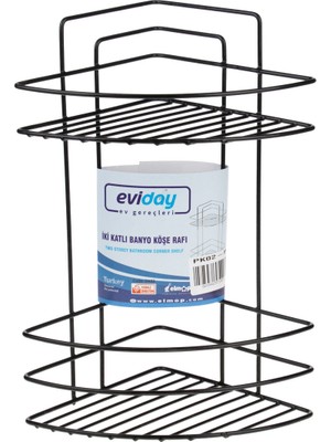 Elmop Köşelik Ikili Plastik Kaplama Siyah PK02-PS 1649 1887