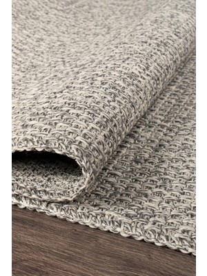 Modern Jüt Yolluk Halı Rusticana 3103 Naturel Örme Kilim80x150