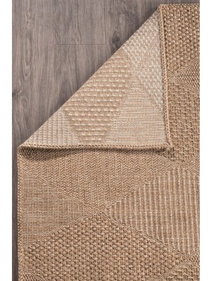 Rusticana 3102 Naturel Jüt Halı Modern Örme Kilim80x150