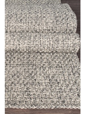 Rusticana 3103 Naturel Jüt Halı Modern Örme Kilim100x200