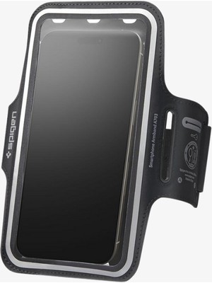 Spigen Dynamic Shield Kılıf Anahtar Slotlu Spor için Kol Bandı (Tüm Cihazlarla Uyumlu) Armband A703 - AMP07187
