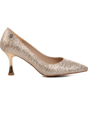Pierre Cardin PC-54049 Altın Kadın Topuklu Ayakkabı